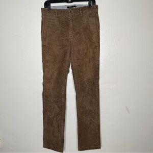BURTON REGULAR FIT BROWN CORDUROY PANTS SZ 40x 32
